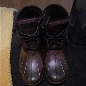 Rain boots-Metallic purple